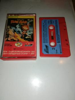 Kleine Hexe Klavi Klack Helfen ist schön Rot mit Blauen Aufkleber 48659 Maritim