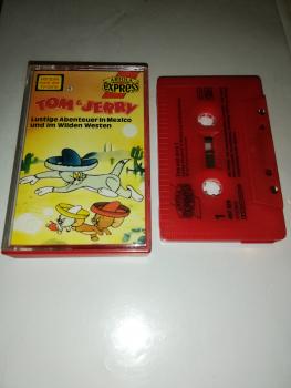 Tom & Jerry Folge 1 Lustige Abenteuer in Mexico und im Wilden Westen Rot mit Schwarzen Druck 497620-215 Ariola Express
