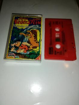 Familie Feuerstein Folge 1 Tierische Geschichten Rot mit Schwarzen Druck 7432141847.4 PC 209