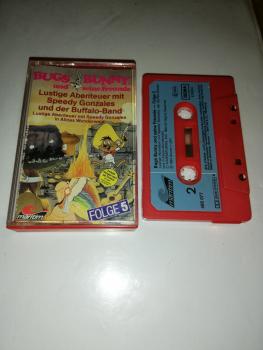 Bugs Bunny Folge 5 Lustige Abenteuer mit Speedy Gonzales und der Buffalo-Band Rot mit Blauen Aufkleber 495077-211