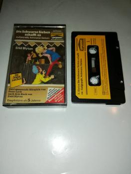 Die Schwarze Sieben schafft es/ Aufgepaßt . Schwarze Sieben Schwarz mit Gelben Aufkleber 3475023 Karussell