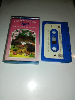 Tiergeschichten Folge 6 Igel Wie sie leben. wo sie leben Blau mit Weißen Aufkleber MJ 13506