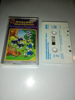 Schlumpf Geschichten Folge 3 Weiß mit Blauen Druck 299.657 AB Koch