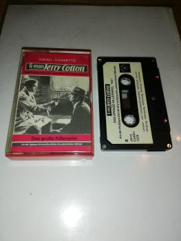 Jerry Cotton Das große Killerspiel Teil 1 5-fach Silber geschraubt Schwarz mit Weißen Aufkleber 1226 Tonstudio Braun