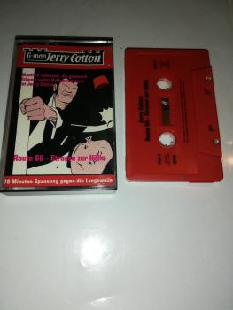 Jerry Cotton Folge 3 Route 66-Strasse zur Hölle Rot mit Schwarzen Druck 405-51004