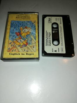 Christopher Kirchenmaus Unglück im Regen 4-fach Silber geschraubt Schwarz mit Weißen Aufkleber MC 28311