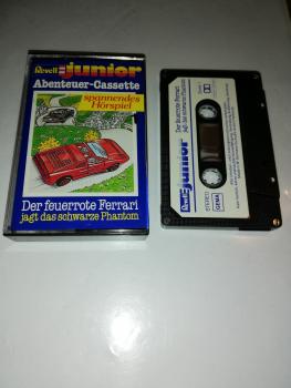 Der feuerrote Ferrari jagt das schwarze Phantom 4-fach Silber geschraubt Schwarz mit Weißen Aufkleber Revell Junior