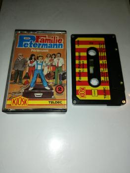 Familie Petermann Folge 2 Ferienzeit 4-fach Silber geschraubt Schwarz mit Rot-Gelben Aufkleber 4.24755 CD Teldec