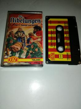 Die Nibelungen Folge 2 Zwerge und Könige 4-fach Silber geschraubt Schwarz mit Rot-Gelben Aufkleber 4.24761 CD Teldec