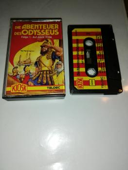 Die Abenteuer des Odysseus Folge 1 Auf nach Troja 4-fach Silber geschraubt Schwarz mit Rot Gelben Aufkleber 4.25335 CD Teldec