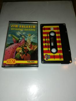 Jim Salabim verzaubert den König 4-fach Silber geschraubt Schwarz mit Rot-Gelben Aufkleber 4.23941 CD Teldec