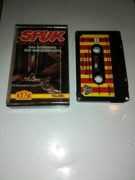 Spuk auf Blackstone-Castle Das Geheimnis der Wasserspuren 4-fach Silber geschraubt Schwarz mit Rot-Gelben Aufkleber 4.23940 CD Teldec