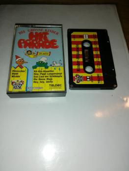 Die grosse Kinder Hitparade 4-fach Silber geschraubt Schwarz mit Rot-Gelben Aufkleber 4.23710 CD Teldec