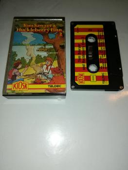 Tom Sawyer & Huckleberry Finn Folge 2 4-fach Silber geschraubt Schwarz mit Rot Gelben Aufkleber 4.23918 CD Teldec