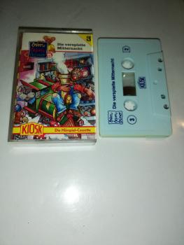 Bim Bam Bino Folge 3 Die verspielte Mitternacht Weiß mit Blauen Druck (Der grüne Punkt) Kiosk