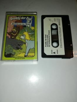 Freddy der Esel Folge 3 Abenteuer im Wald 5-fach Schwarz geschraubt Schwarz mit Weißen Aufkleber 60458