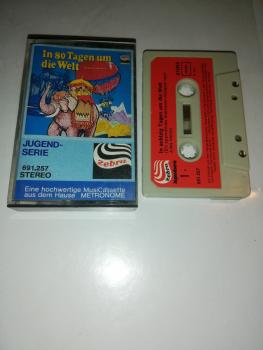 In 80 Tagen um die Welt Grau mit Roten Aufkleber 691.257 Zebra