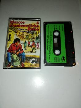 Marcos abenteuerliche Reise Folge 4 Allein in fremden Land 4-fach Silber geschraubt Schwarz mit grünen Aufkleber ML-137