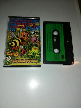 Die Abenteuer der Biene Sumsi/und ihre Freunde/sammelt Erfahrungen 5-fach Silber geschraubt Schwarz mit Grünen Aufkleber ML 100