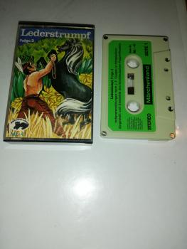 Lederstrumpf Folge 2 4-fach Silber geschraubt Grau mit Grünen Aufkleber ML-41 Märchen-Land