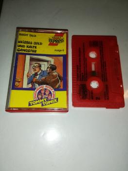 Tommy Tomix Folge 6 Heisses Gold und kalte Gangster Rot mit Schwarzen Druck 497851-215 Ariola Express