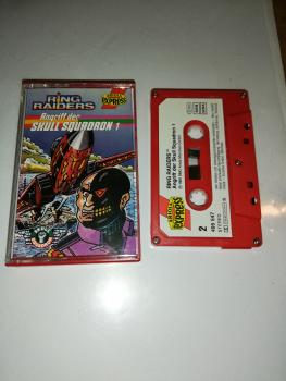 Ring Raiders Folge 1 Angriff der Skull Squadron 5-fach Silber geschraubt Rot mit Weißen Aufkleber 495547-215 Ariola Express