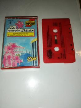 Die rosaroten Elefanten Folge 6 Wiedersehen mit Enerafftus Elefantenfresser Rot mit Schwarzen Druck 497865-215 Ariola Express