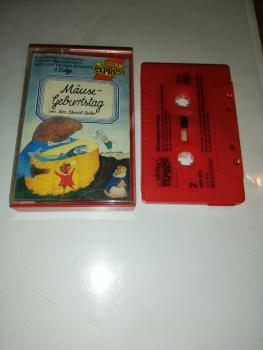 Mäusegeburtstag Folge 1 Rot mit Schwarzen Druck 497521-215 Ariola Express