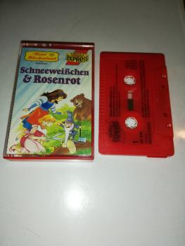 Schneeweißchen & Rosenrot Unser Märchenland Folge 11 Rot mit Schwarzen Druck 497510-215 Ariola Express( Cover beschädigt)