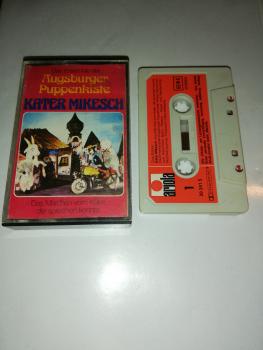 Kater Mikesch Augsburger Puppenkiste Grau mit Roten Aufkleber 39241 5 Ariola Club Edition