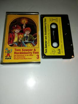 Tom Sawyer und Huckleberry Finn 3 5-fach Silber geschraubt Schwarz mit Gelben Aufkleber 2817 Klax