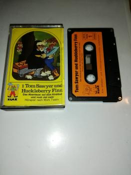 Tom Sawyer und Huckleberry Finn 1 4-fach Silber geschraubt Schwarz mit Orangen Aufkleber 2815 Klax