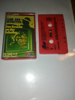 Club der Detektive Folge 2 Das Gesicht an der Scheibe Rot mit Schwarzen Druck 495154-211 Maritim