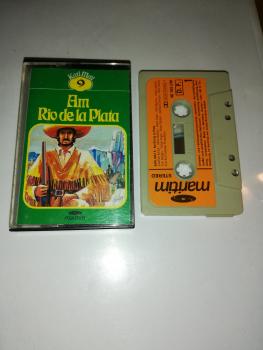 Karl May 9 Grüne Serie  Am Rio de la Plata Grau mit Orangen Aufkleber 48183 UW Maritim