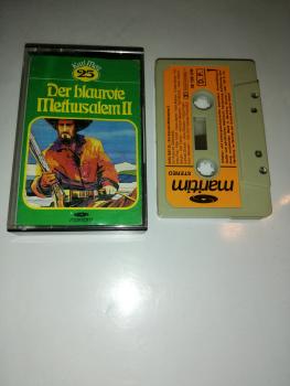 Karl May 25 Der blaurote Methusalem II Grau mit Orangen Aufkleber 48199 UW Maritim(Cover leicht eingerissen)