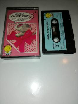 Hurra .ich bin schon 5 Mein kunterbuntes Kinderfest Schwarz mit Blauen Aufkleber 5045 Schneiderton