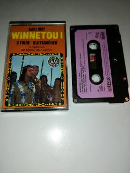 Winnetou 1 Folge 2 Blutsbrüder 5-fach Silber geschraubt Schwarz mit Lila Aufkleber AE 31.059 Piccolo