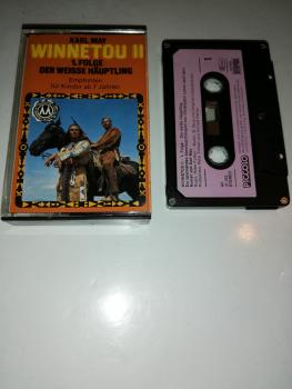 Winnetou 2 Folge 1 Der weisse Häuptling 5-fach Silber geschraubt Schwarz mit Lila Aufkleber AE 31.262 Piccolo