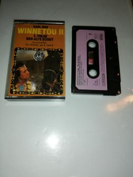 Winnetou 2 Folge 3 Der alte Scout 5-fach Silber geschraubt Schwarz mit Lila Aufkleber AE 33.286 Piccolo