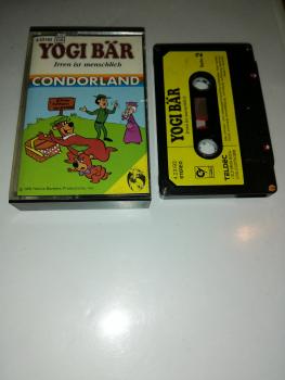 Yogi Bär Irren ist menschlich 4-fach Silber geschraubt Schwarz mit Gelben Aufkleber 4.23192 CD Condorland(MC-leicht beschrieben mit einer 3)