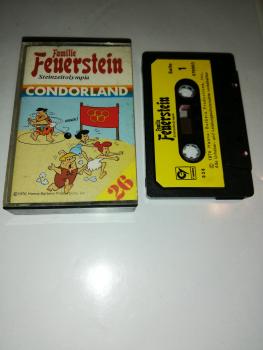 Familie Feuerstein Schwarz mit Gelben Aufkleber 26 Condorland