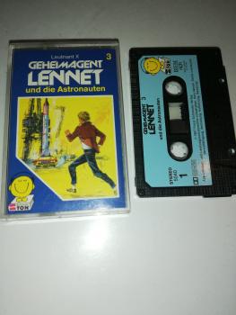 Geheimagent Lennet Folge 3 und die Astronauten 5-fach Schwarz geschraubt Schwarz mit Blauen Aufkleber 5040 Schneiderton
