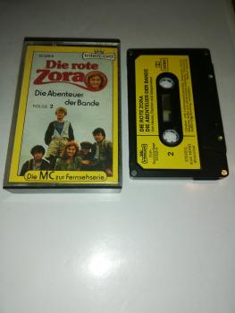 Die rote Zora Folge 2 Die Abenteuer der Bande 4-fach Silber geschraubt Schwarz mit Gelben Aufkleber 22828-8 Intercord
