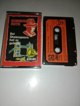 Kommissar Roth Bei Shakespeare hat er gefehlt 5-fach Silber geschraubt Schwarz mit Orangen Aufkleber 14.853 Bella Musica