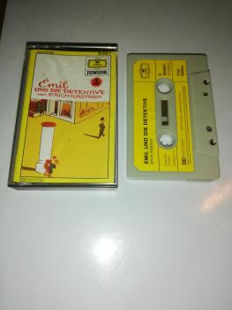 Emil und die Detektive Grau mit Gelben Aufkleber 33634.7 Cluß-Edition Deutsche Grammophon
