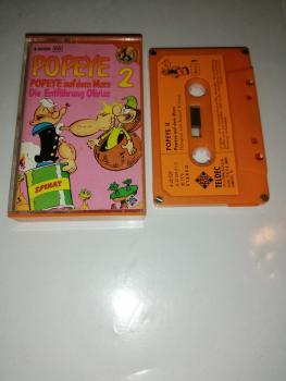 Popeye 2 auf dem Mars/ Die Entführung Olivias 4-fach Silber geschraubt Orange mit Orangen Aufkleber 4.22529 CD Telefunken