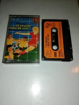 Elf Freunde müßt ihr sein 4-fach Silber geschraubt Schwarz mit Orangen Aufkleber 4.23466 CF Decca