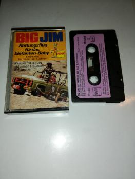 Big Jim Rettungsflug für das Elefanten-Baby Schwarz mit Lila Aufkleber BA 33.015 Peggy