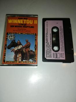 Winnetou 2 Folge 1 Der weisse Häuptling Schwarz mit Lila Aufkleber AE 31.262 PEG