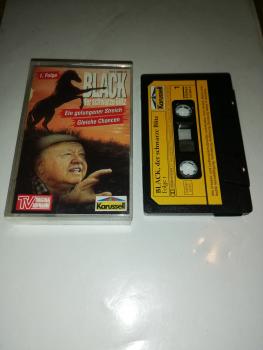 Black. der schwarze Blitz Folge 1 Ein gelungener Streich/Gleiche Chancen Schwarz mit Gelben Aufkleber 511-890-4 Karussell